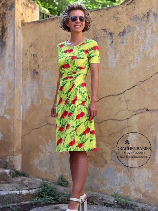 schnittmuster-berlin-premium-jerseykleid-quitte-damenkleid-mit-3-4-rmel image 8