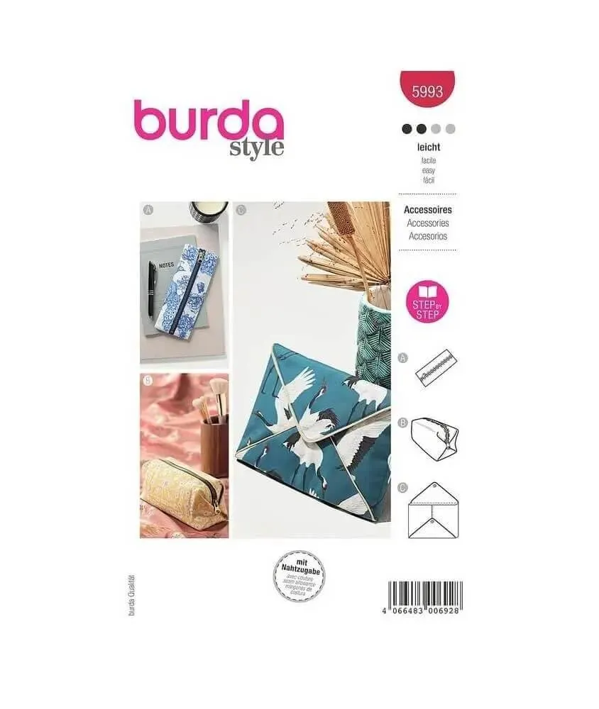 burda-style-schnittmuster-5993-accessoires-etuis-und-m-ppchen-3-varianten image 1