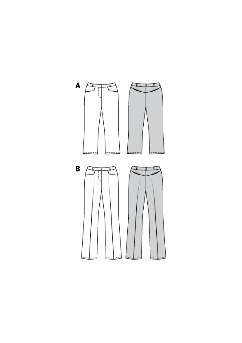 burda-style-schnittmuster-damen-b-gelfalten-hose-6432-gr-34-46-papierschnitt image 4