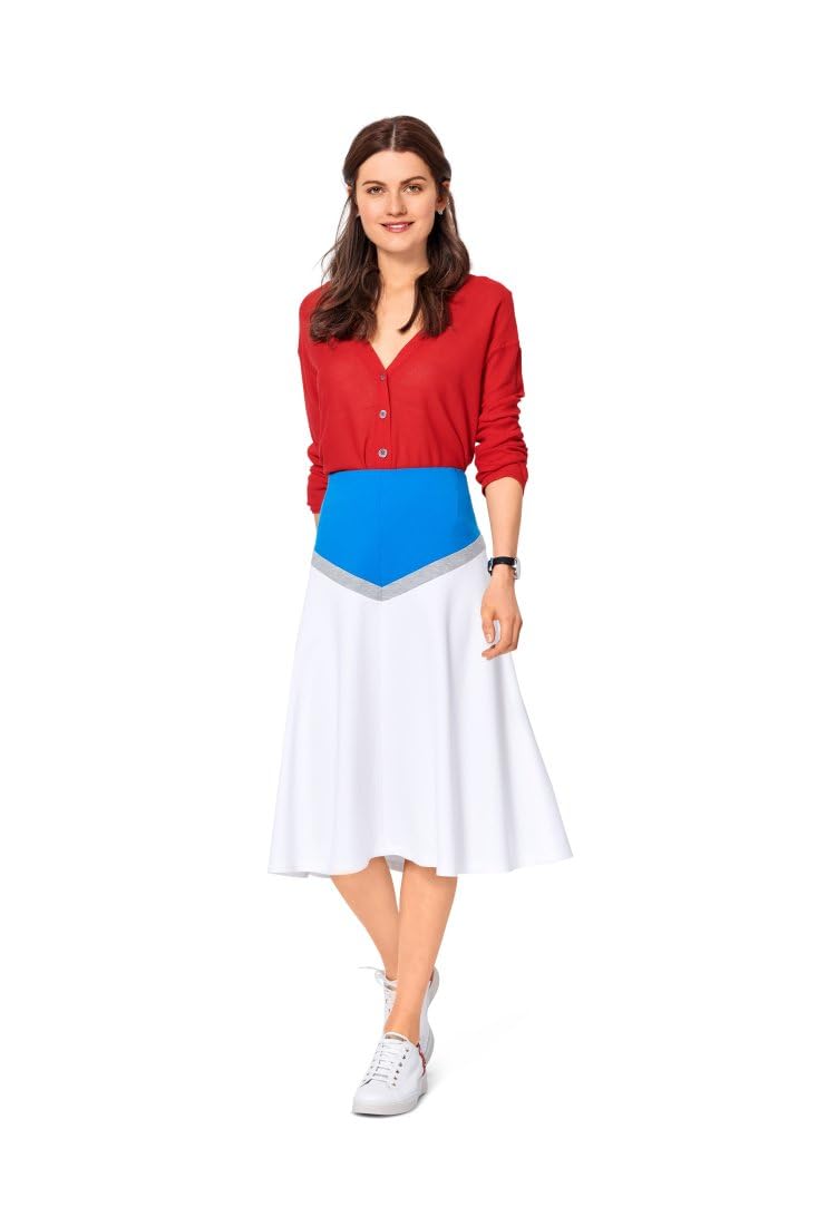 burda-style-katalog-schnittmuster-6020-faltenrock-bleistiftrock-midi-damen-34-44 image 2