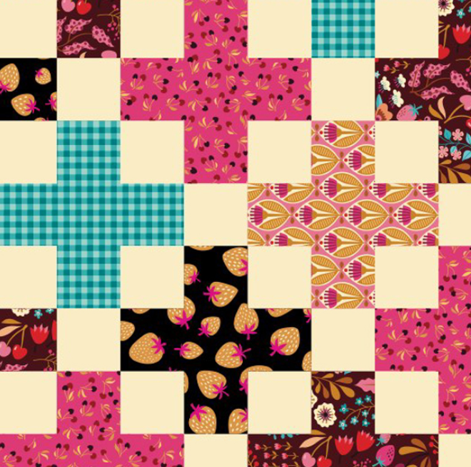 albstoffe-picknick-cheater-quilt-popeline-panel-150x200-cm-bio-baumwolle-gots image 3