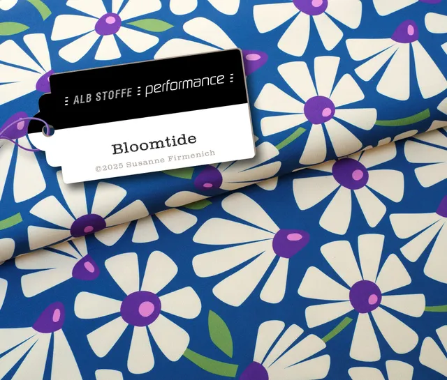 albstoffe-performance-bloomtide-blau-activewear-stoff-meterware image 1