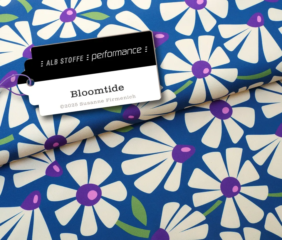 albstoffe-performance-bloomtide-blau-activewear-stoff-meterware image 1