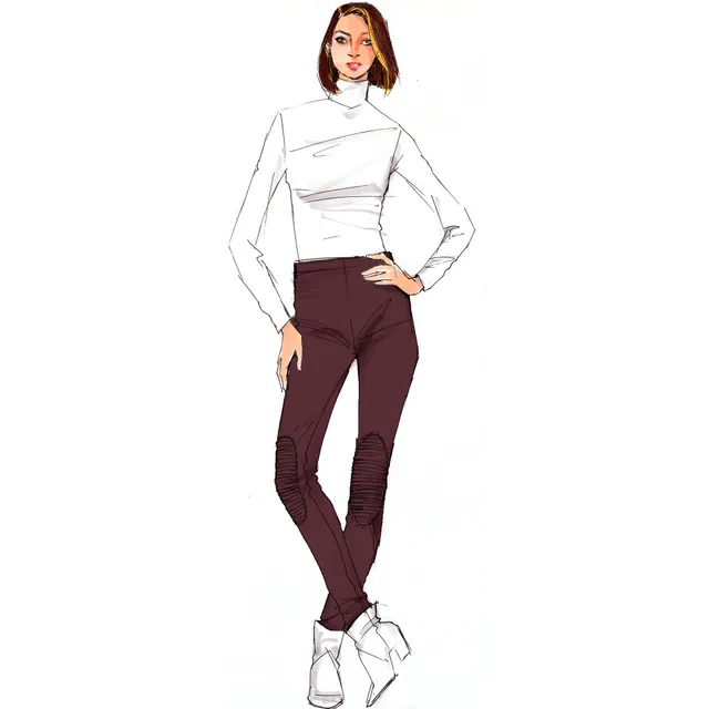 schnittmuster-berlin-leggings-hermine-schnittmuster-e-book-damen image 1