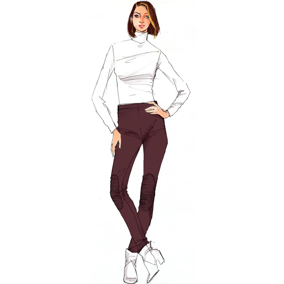 schnittmuster-berlin-leggings-hermine-schnittmuster-e-book-damen image 1