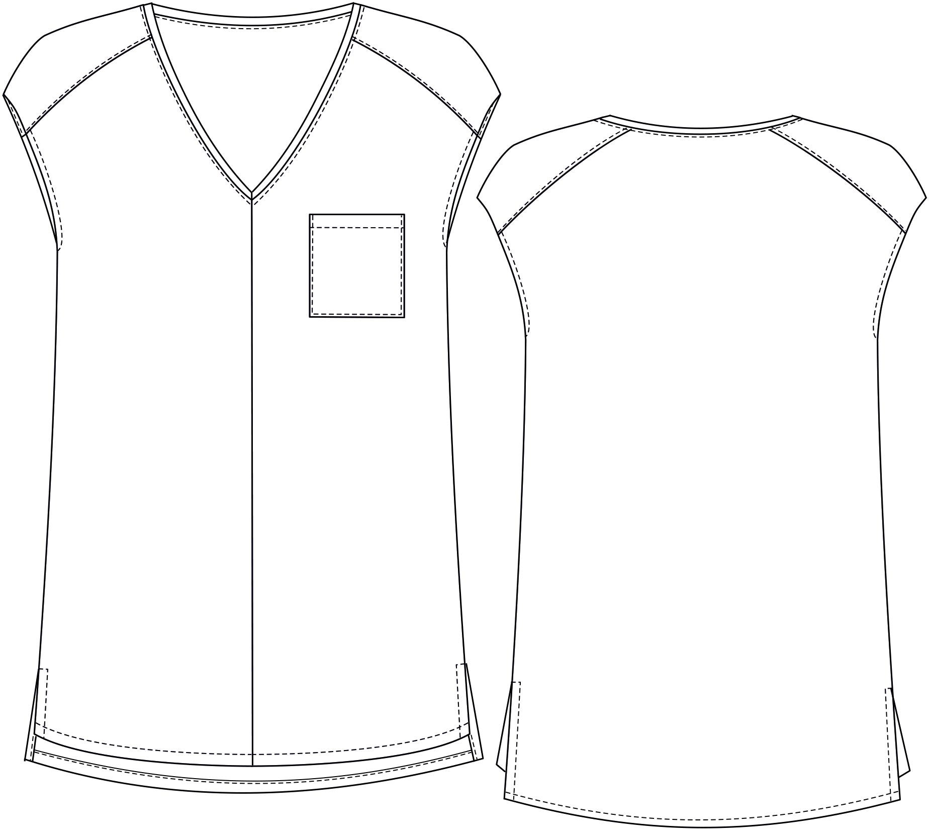 schnittmuster-berlin-sommershirt-olga-damen-jersey-shirt-mit-kontrastdetails image 2