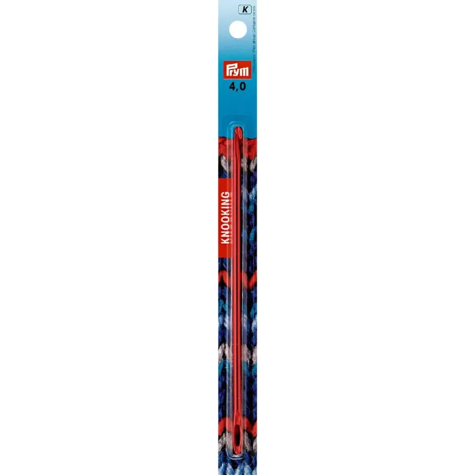 prym-195904-knooking-nadel-alu-4-00-mm-rot image 1