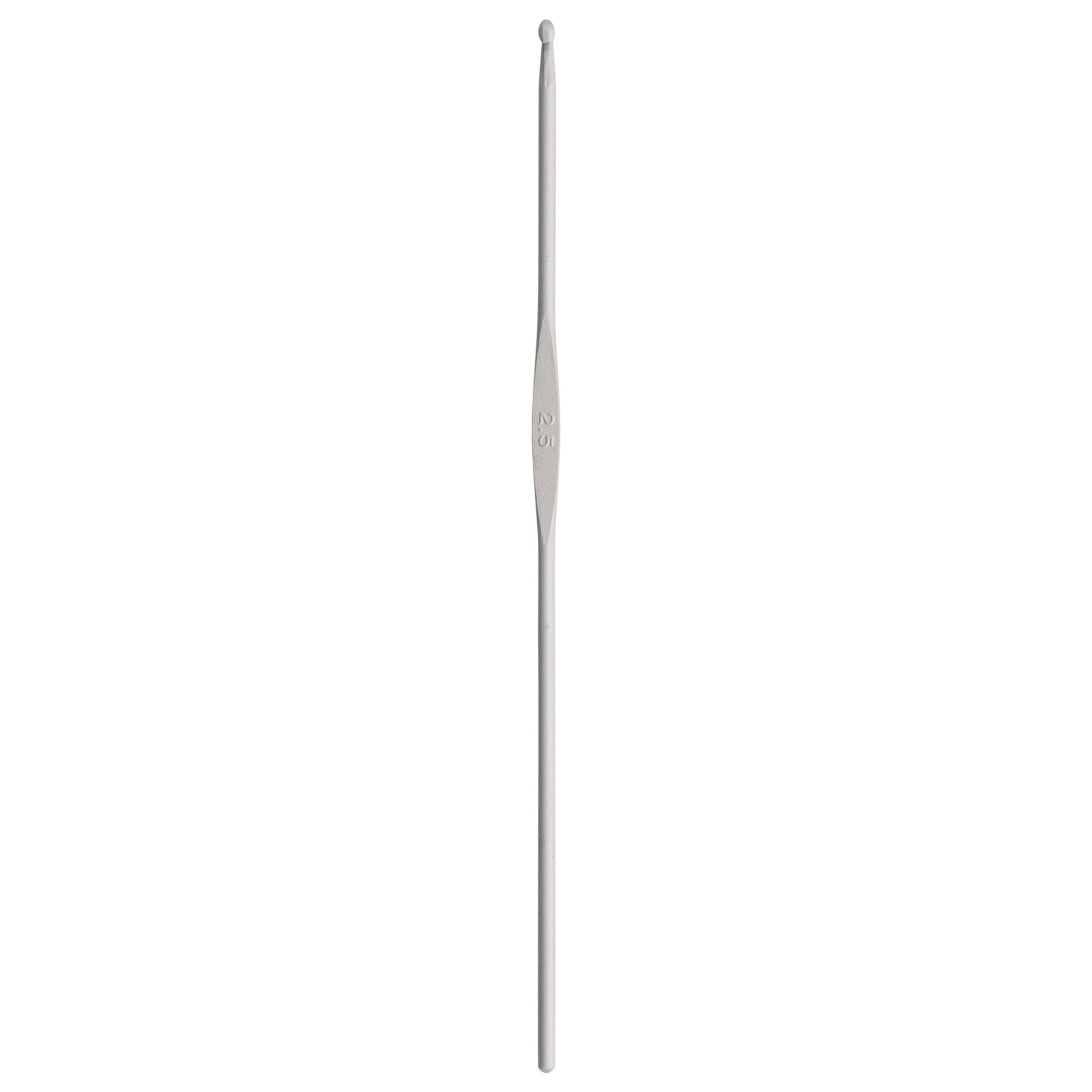 prym-wollh-kelnadel-aluminium-14-cm-2-50-mm-perlgrau image 2