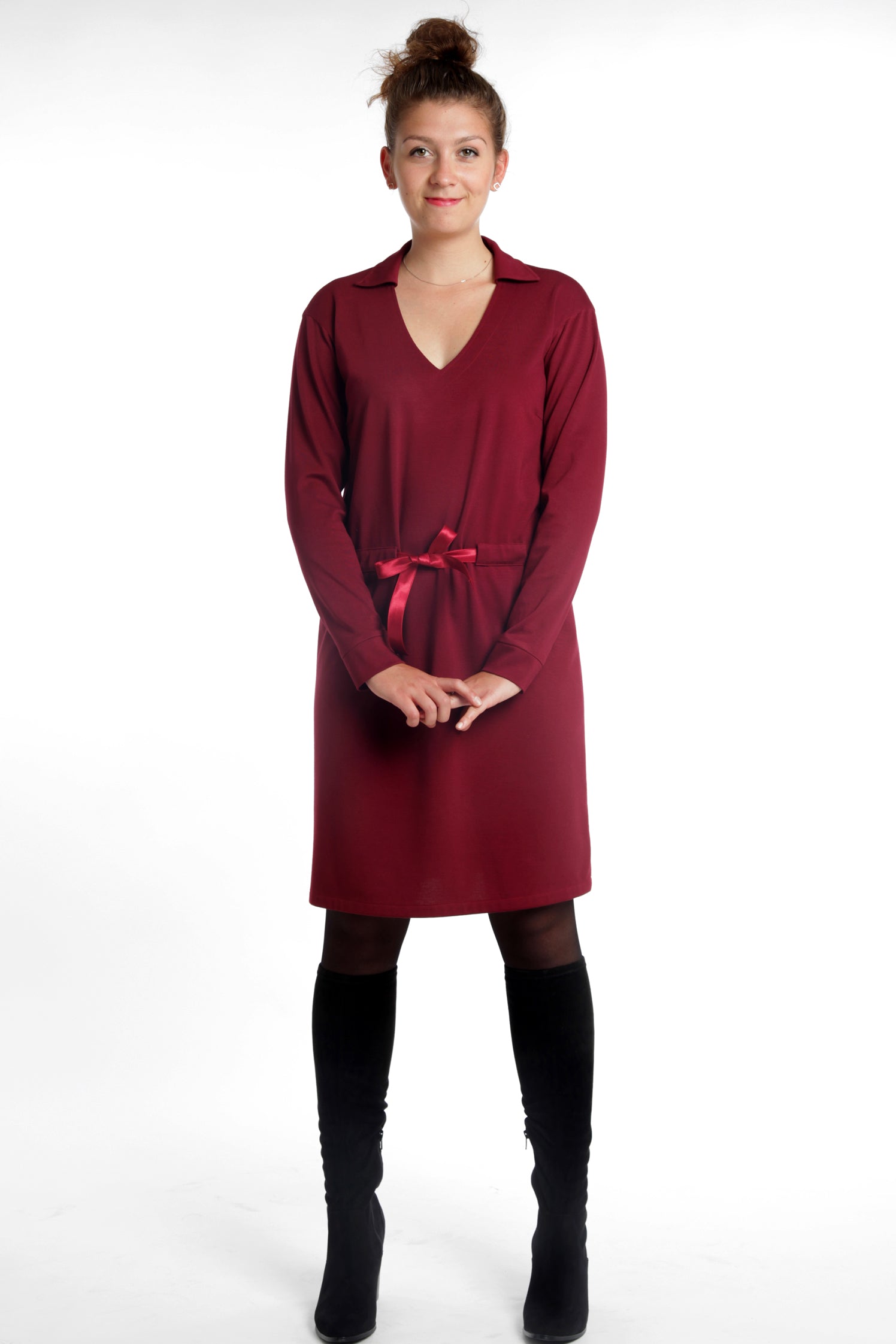 schnittmuster-berlin-liem-jerseykleid-damen-mit-tunnelzug image 6
