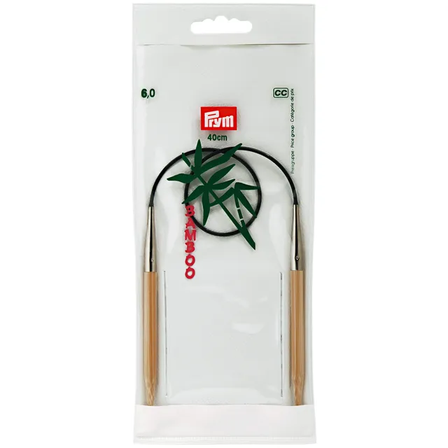 prym-rundstricknadeln-221530-bambus-40-cm-6-00-mm-natur image 1