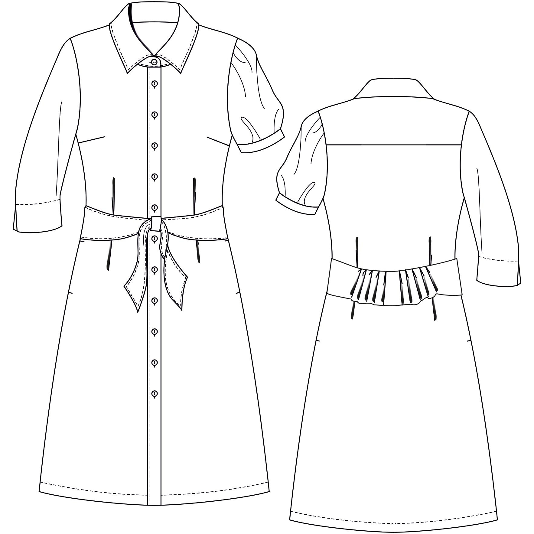 schnittmuster-berlin-premium-hemdblusenkleid-quentina-schnittmuster-f-r-damenkle image 2