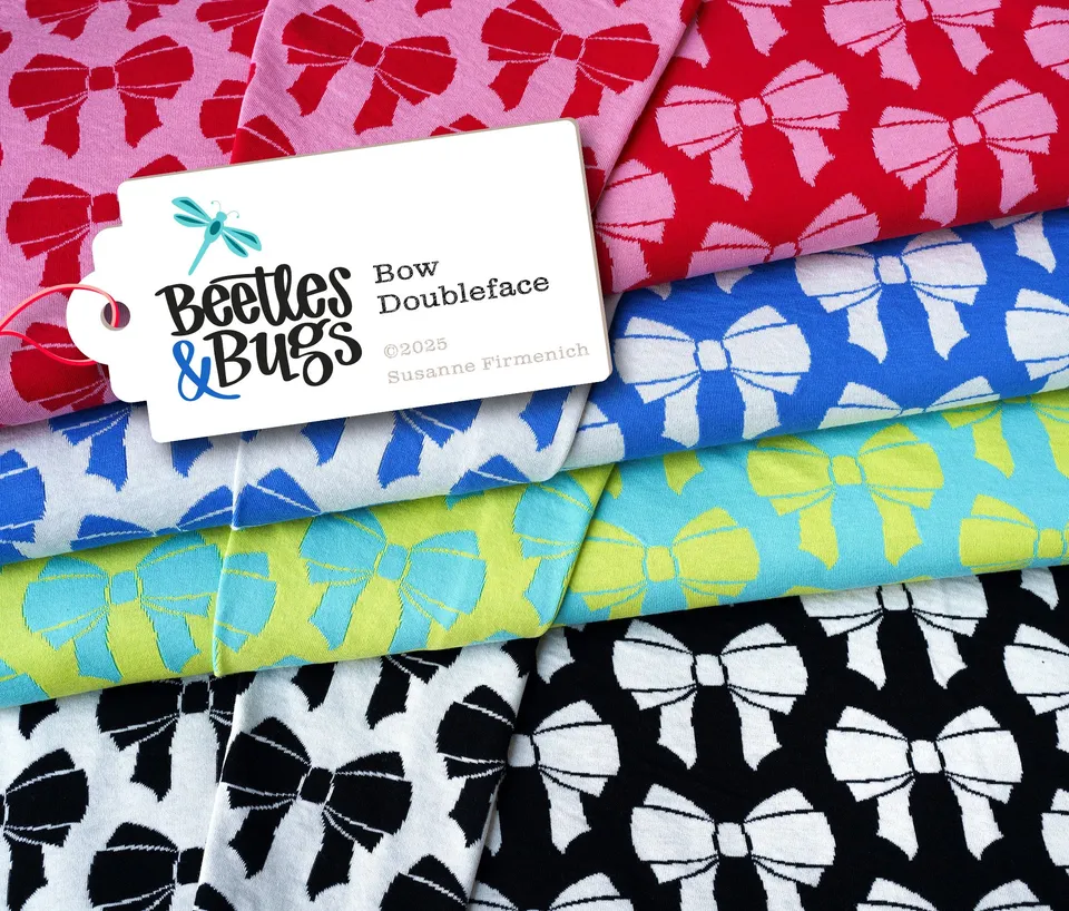 albstoffe-beetles-bugs-bow-doubleface-bio-jacquard-jersey-meterware image 1