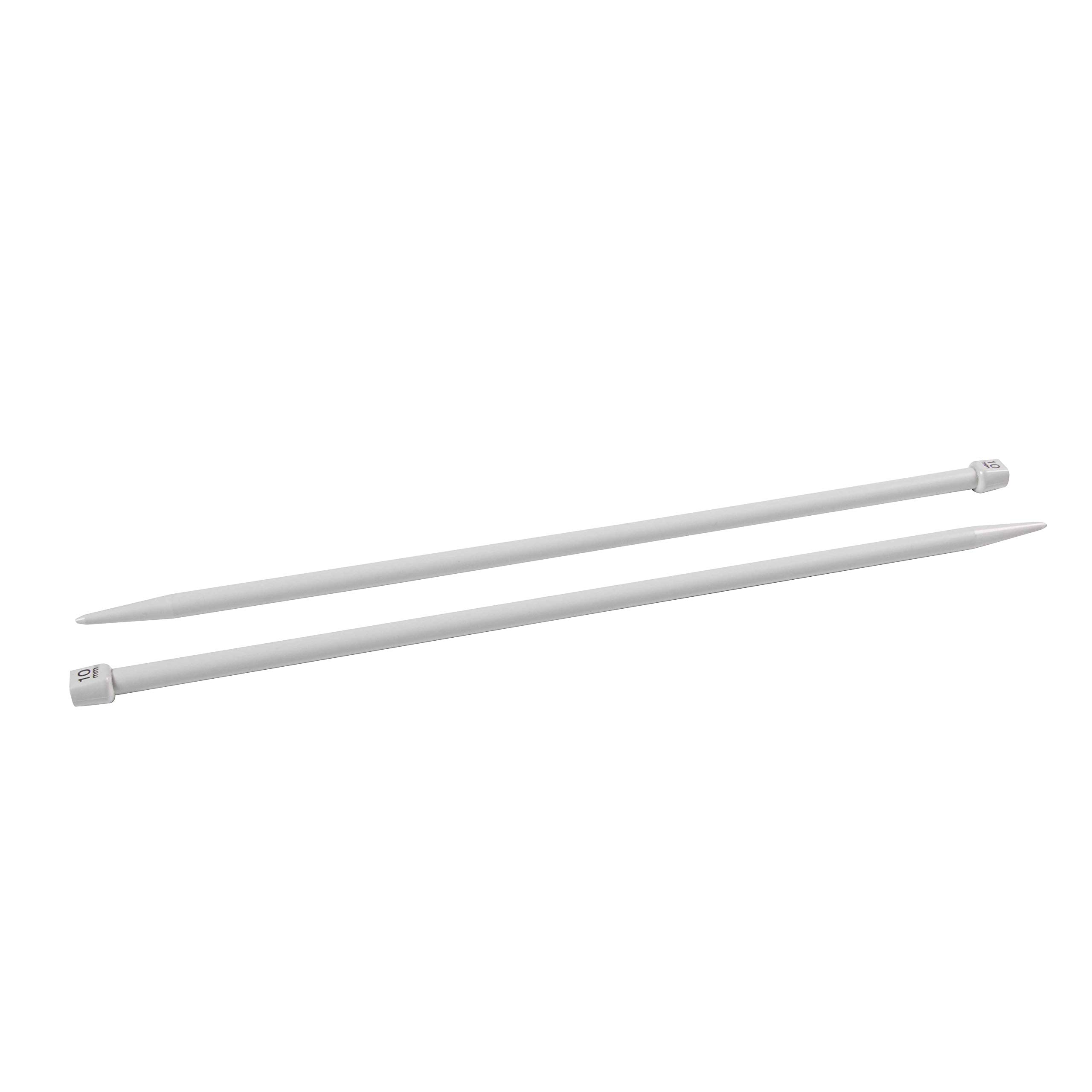 prym-218232-jackenstricknadeln-kunststoff-40-cm-10-00-mm-grau image 1