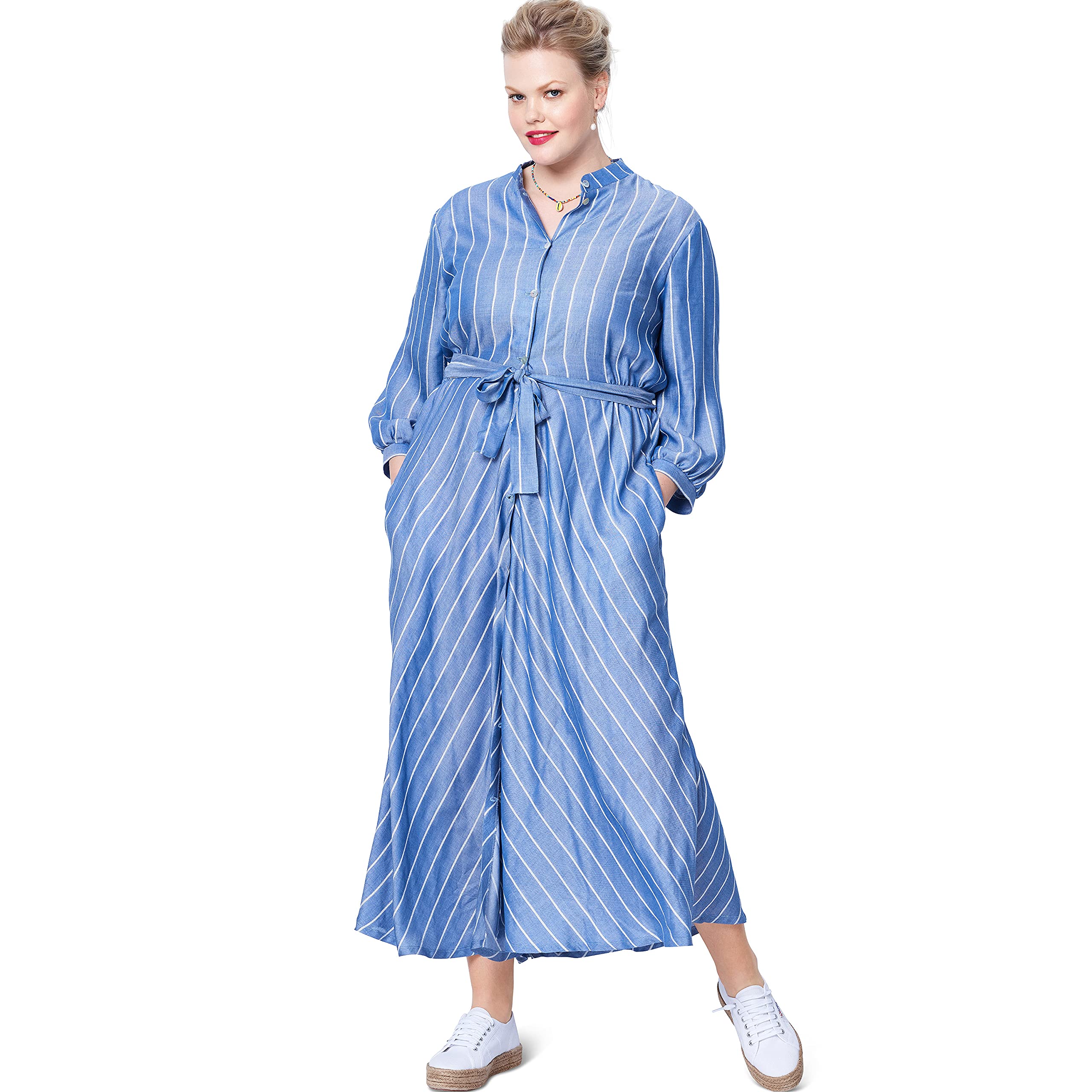 burda-style-x06108-schnittmuster-set-bluse-und-hemdblusenkleid-damen-gr-44-54 image 3