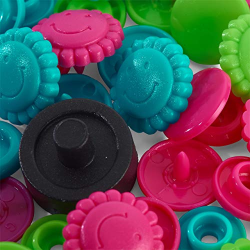 prym-love-color-snaps-druckkn-pfe-blume-13-6-mm-t-rkis-gr-n-pink image 6