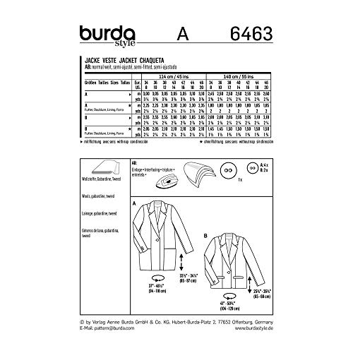 burda-style-6463-schnittmuster-damen-jacke-und-mantel-gr-34-46 image 7