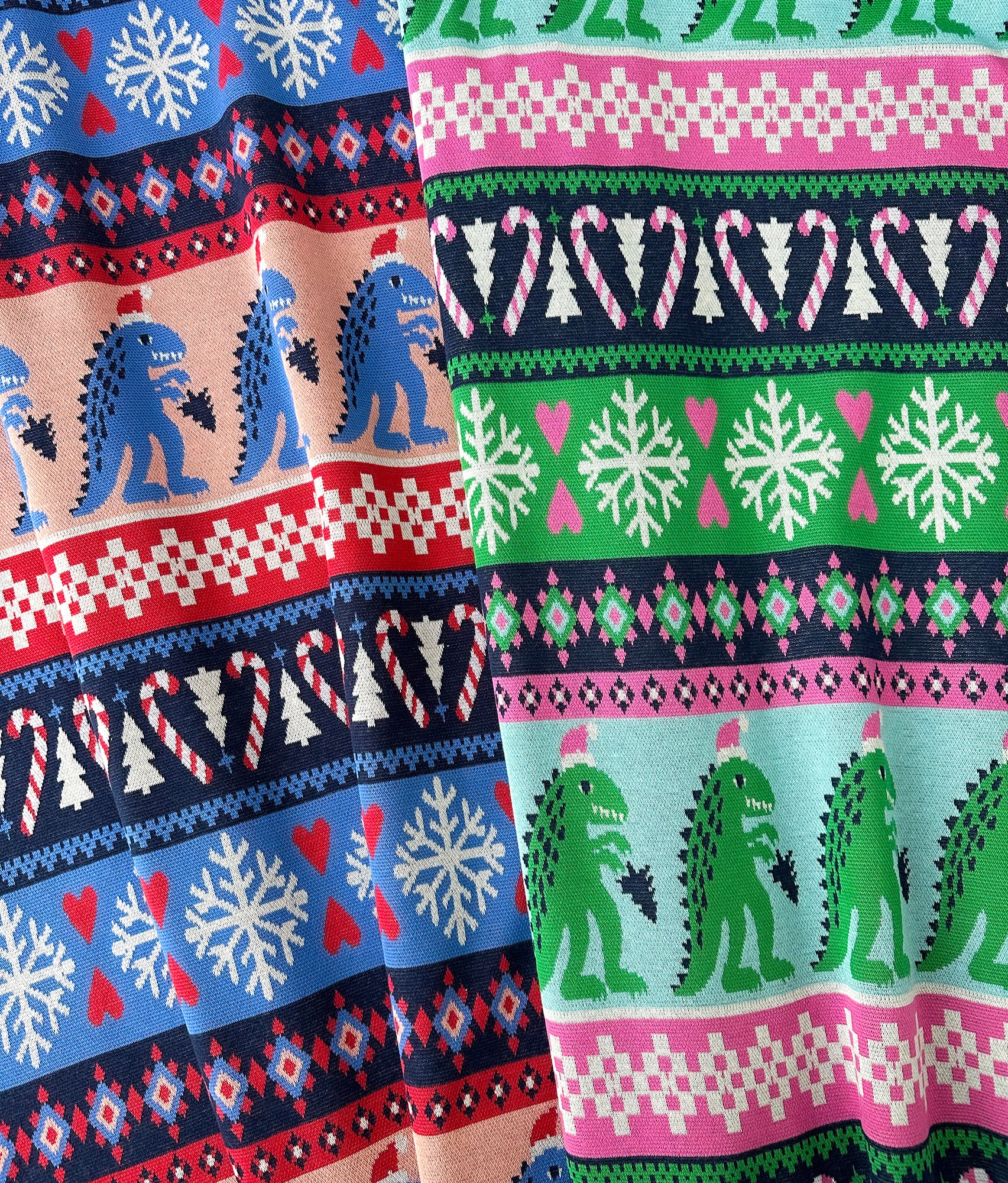 albstoffe-ugly-christmas-knitty-rexmas-bio-jacquard-jersey image 2