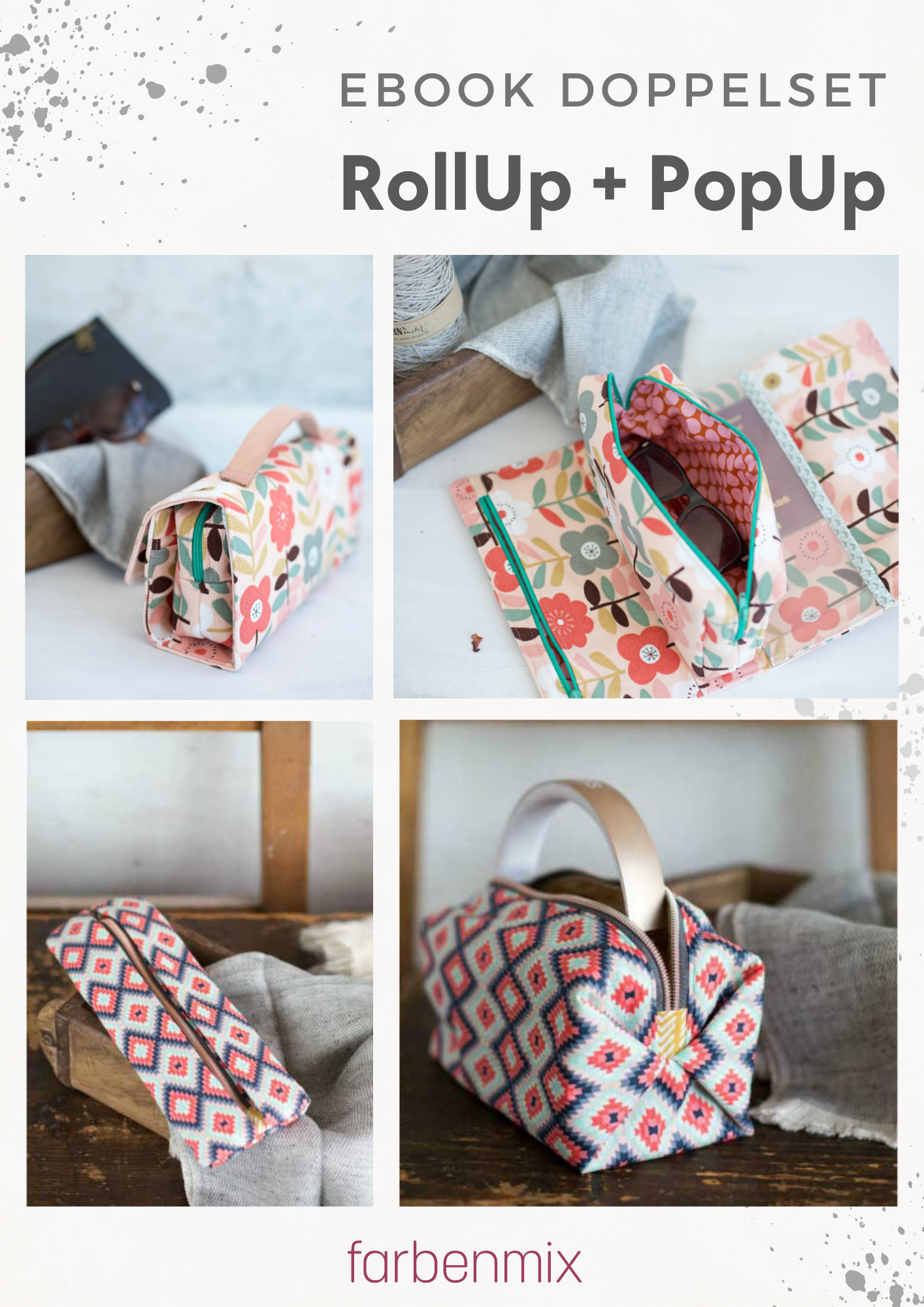 farbenmix-rollup-popup-tasche-doppelset-ebook-schnittmuster image 1