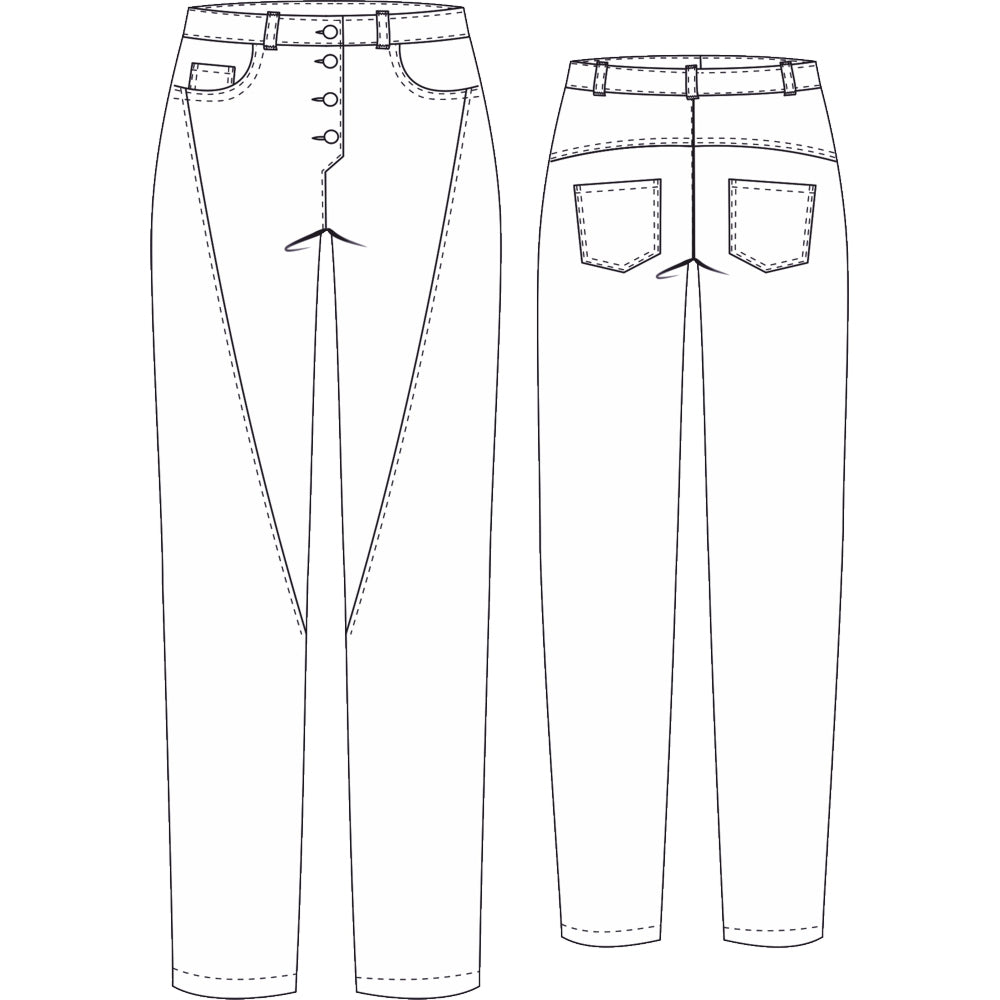 schnittmuster-berlin-jeanshose-isa-damen-34-50-ebook-schnittmuster image 2