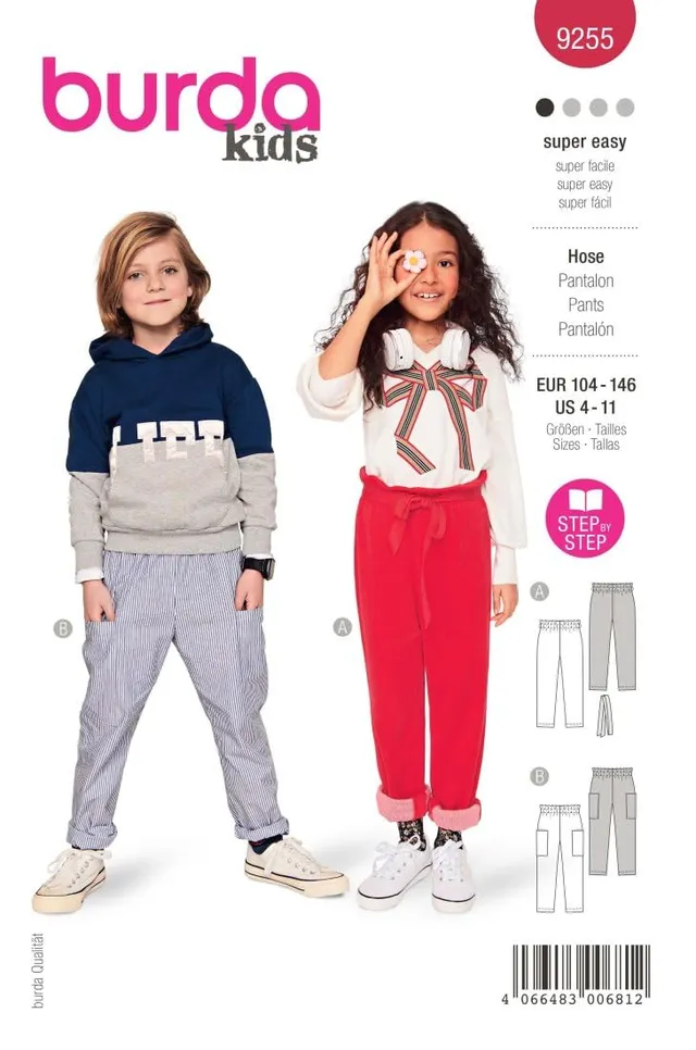 burda-style-9255-schnittmuster-kids-hose-level-4-f-r-profis image 1