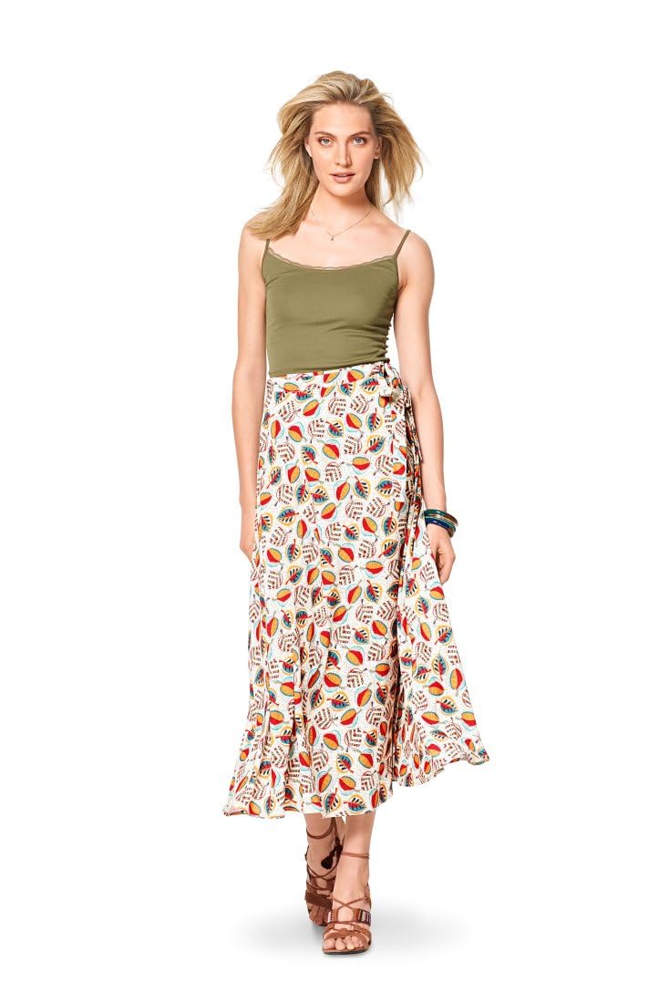 burda-6340-damen-wickelrock-gr-34-44-papierschnitt image 2