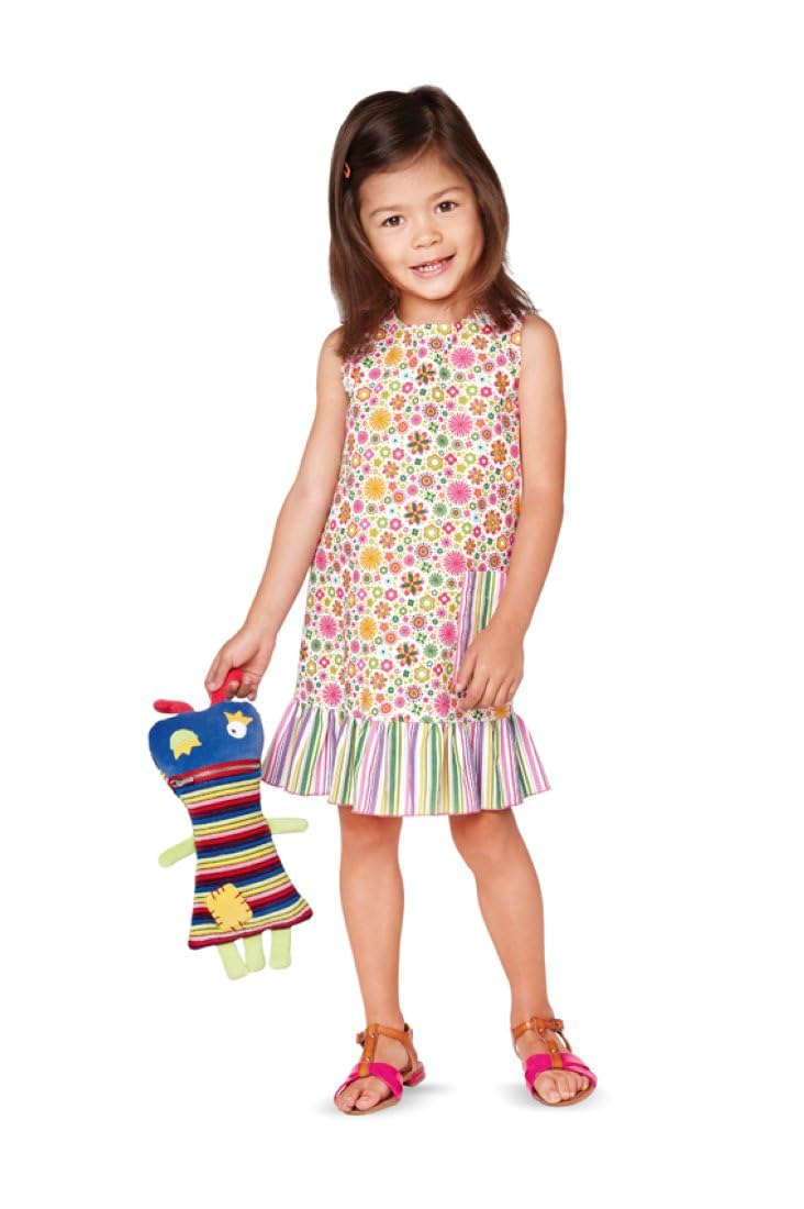 burda-style-9420-m-dchen-sommer-kleid-schnittmuster-gr-92-122 image 2