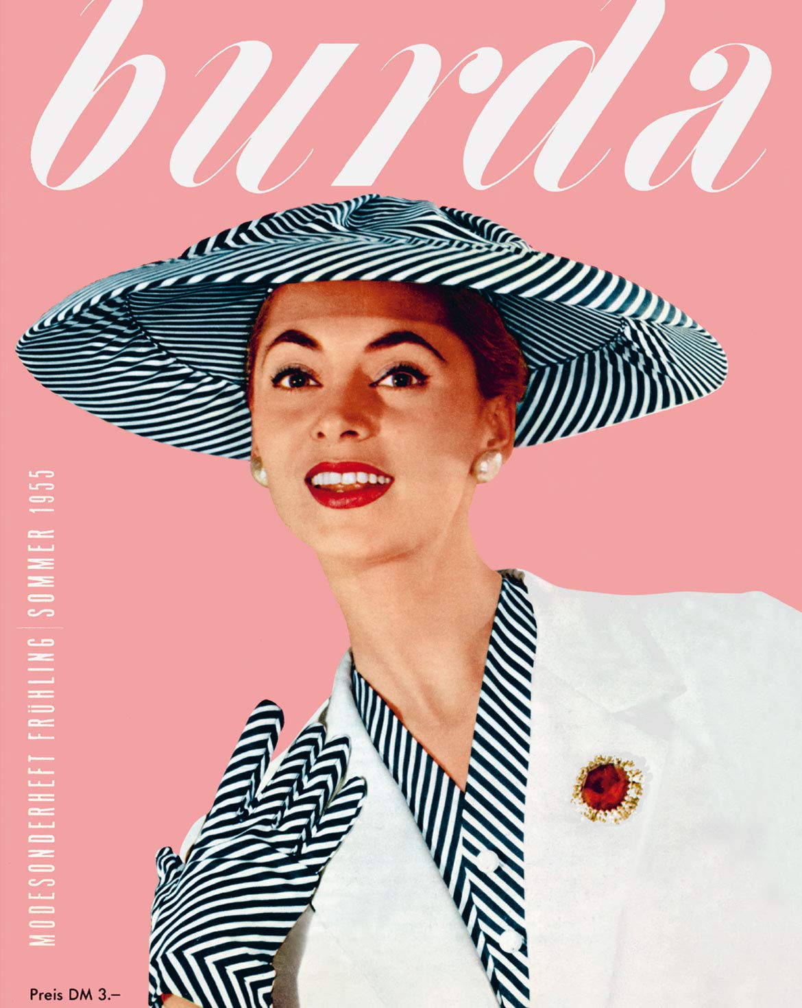 burda-style-poster-im-retro-design-din-a2-rosa image 1