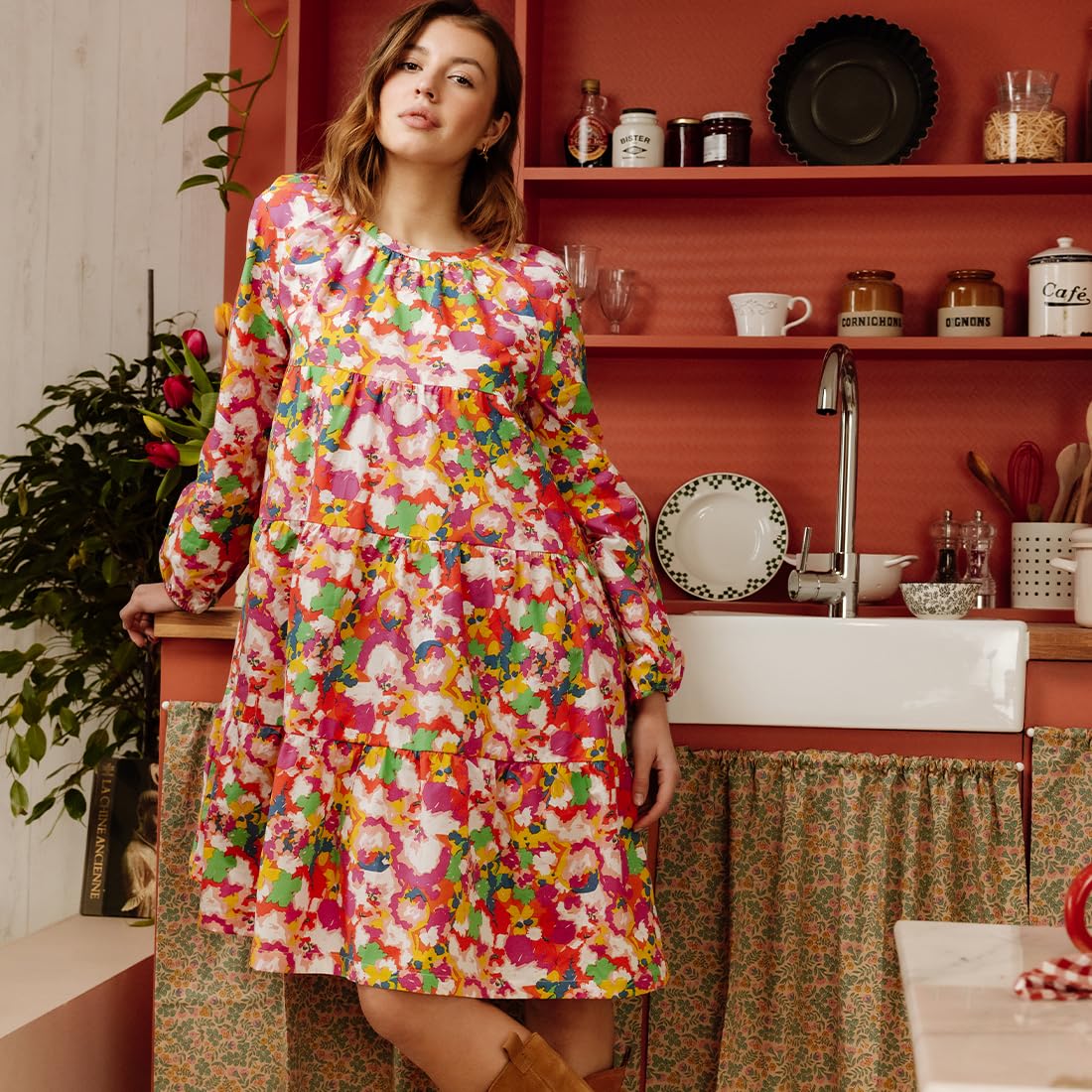 burda-style-schnittmuster-6002-weite-bluse-und-midikleid-mit-ballon-rmeln-damen- image 3