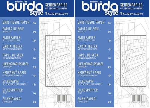 burda-style-seidenpapier-mit-zentimeterraster-5-bl-tter-140-x-110-cm-blau image 6