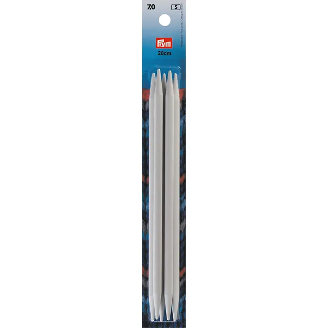 prym-strumpfstricknadeln-stahl-7-0-mm-20-cm-perlgrau image 1