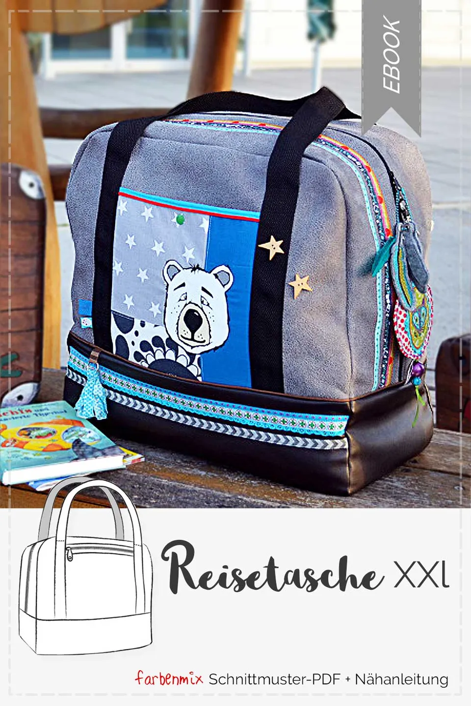farbenmix-taschenspieler-reisetasche-xxl-kreativ-ebook-schnittmuster image 1