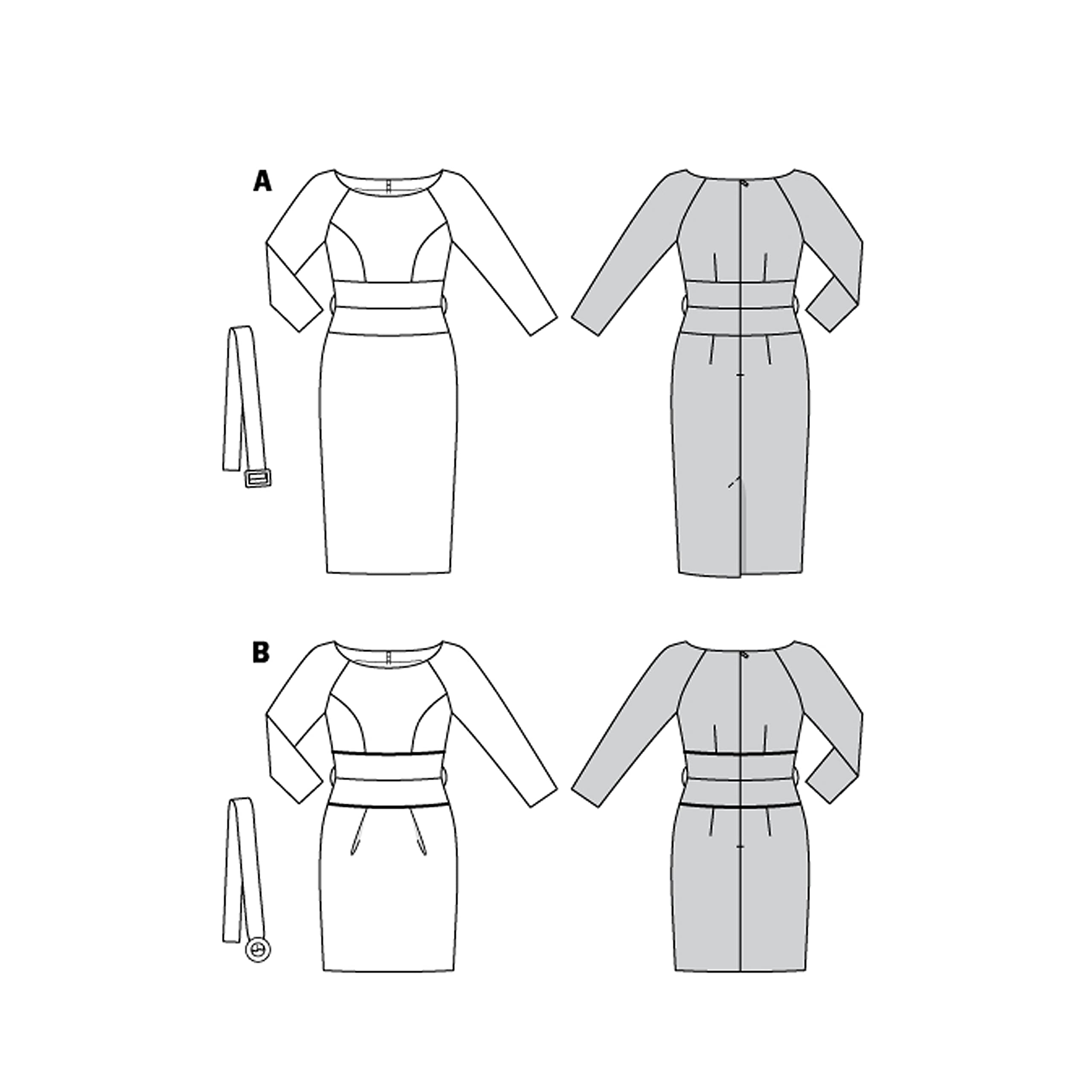burda-style-schnittmuster-set-kleid-damen-gr-34-44-mit-raglan-rmel image 7