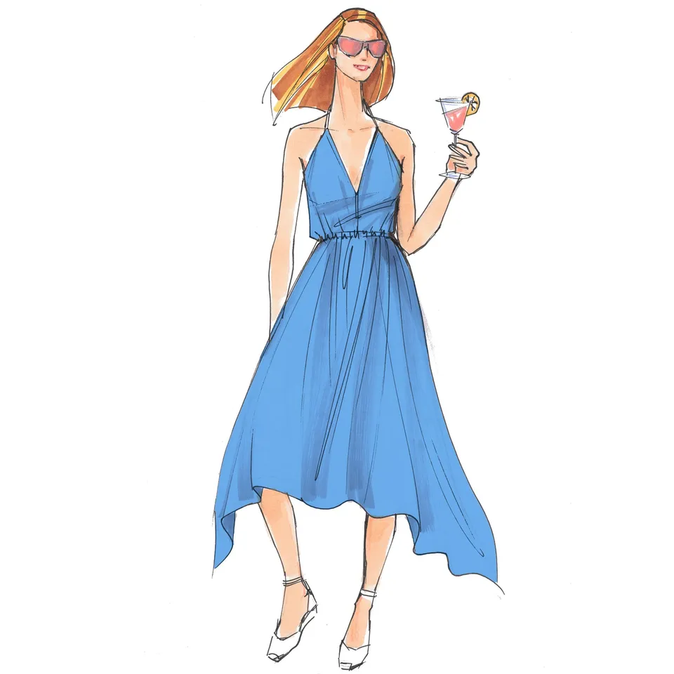 schnittmuster-berlin-sommerkleid-sarah-schnittmuster-strandkleid-gr-34-50 image 1