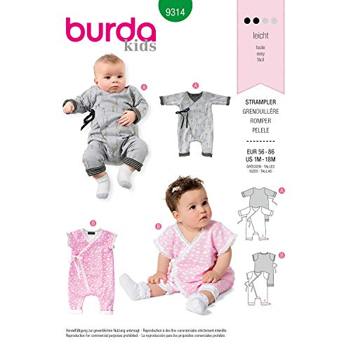 burda-style-9314-schnittmuster-baby-wickelstrampler-gr-56-80 image 6