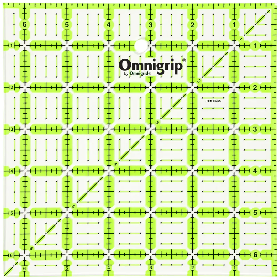 prym-omnigrip-anti-rutsch-lineal-6-5-x-6-5-inch-1-paar-patchworklineal-mit-zolls image 1
