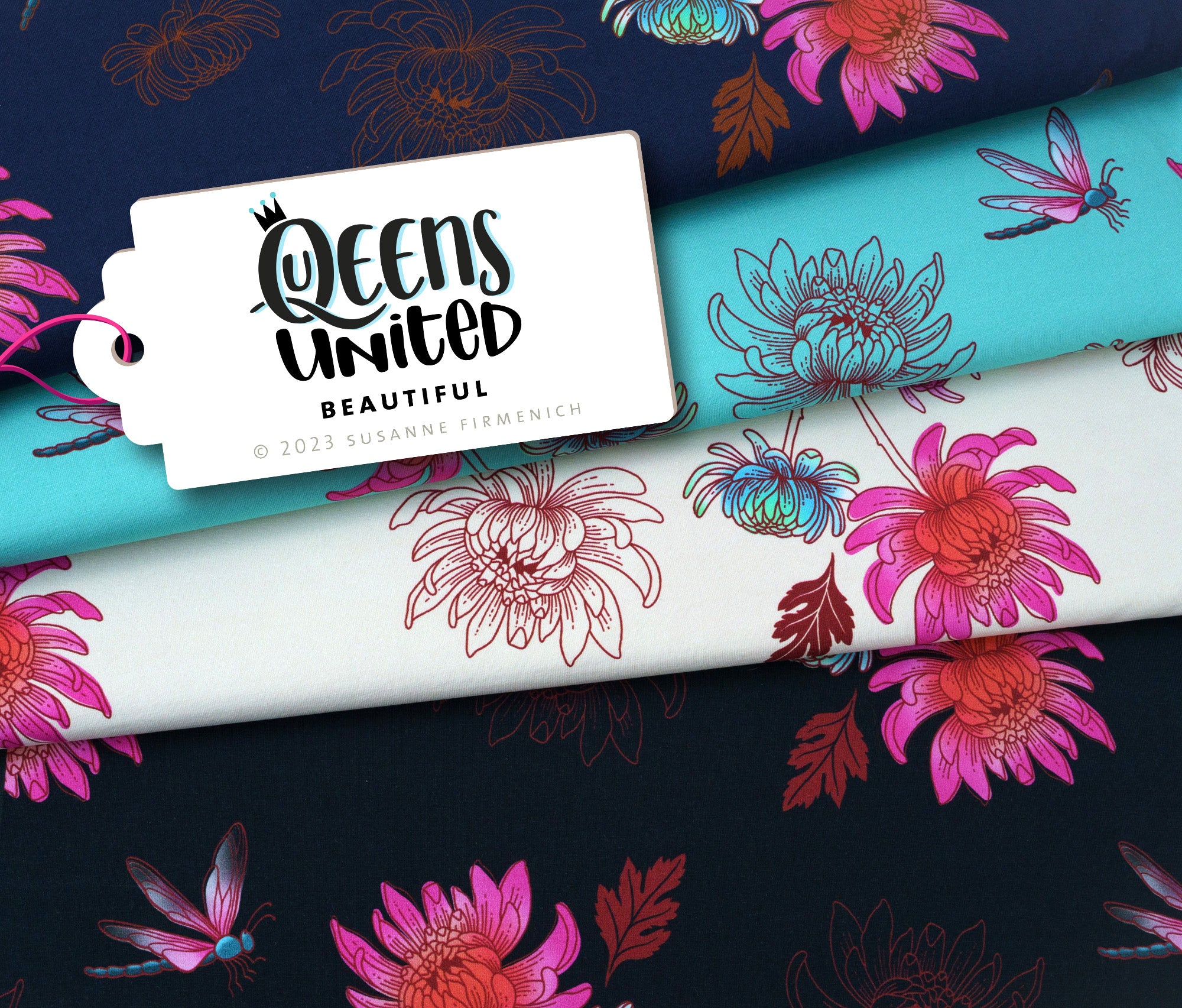albstoffe-queens-united-beautiful-sweat-bio-meterware image 1