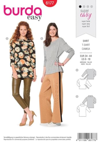 burda-easy-6177-schnittmuster-damen-shirt-gr-34-44 image 7