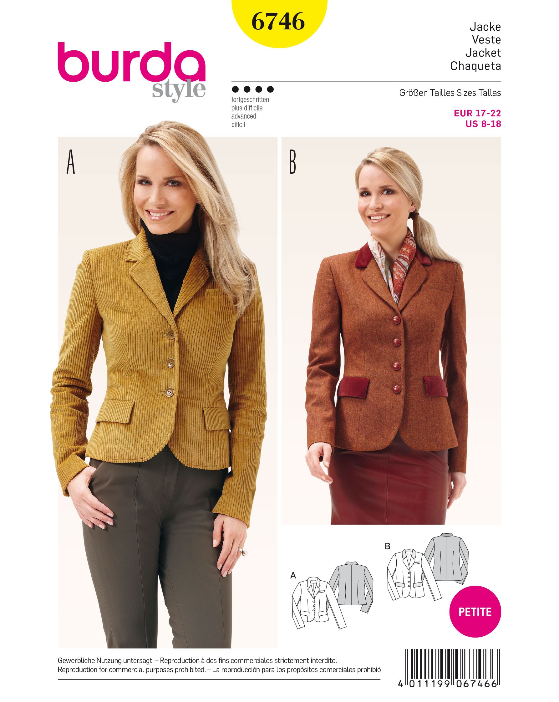 burda-style-6727-schnittmuster-jacke-in-wickelform-damen-gr-32-42 image 6