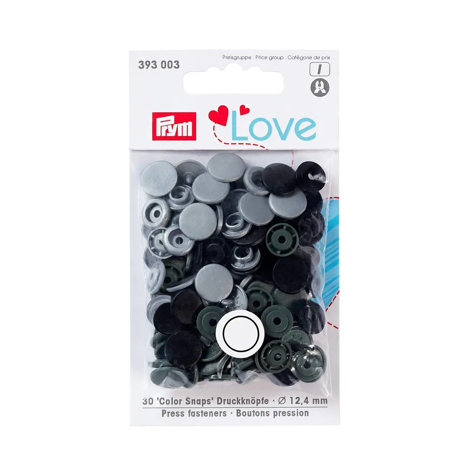 prym-393003-color-snaps-prym-love-druckknopf-12-4-mm-30-st-ck-grau image 1
