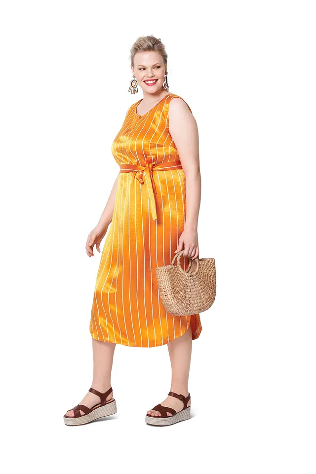 burda-style-6106-schnittmuster-kleid-damen-gr-44-54 image 1
