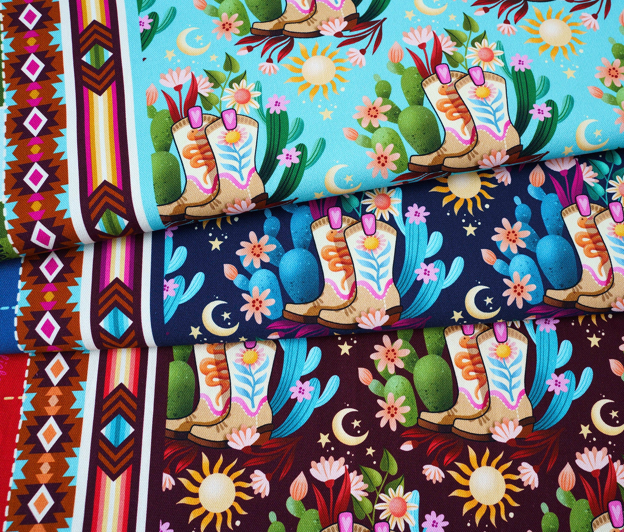 albstoffe-western-fairy-tales-cowgirls-new-cotton-satin-webware-bio-baumwolle image 6