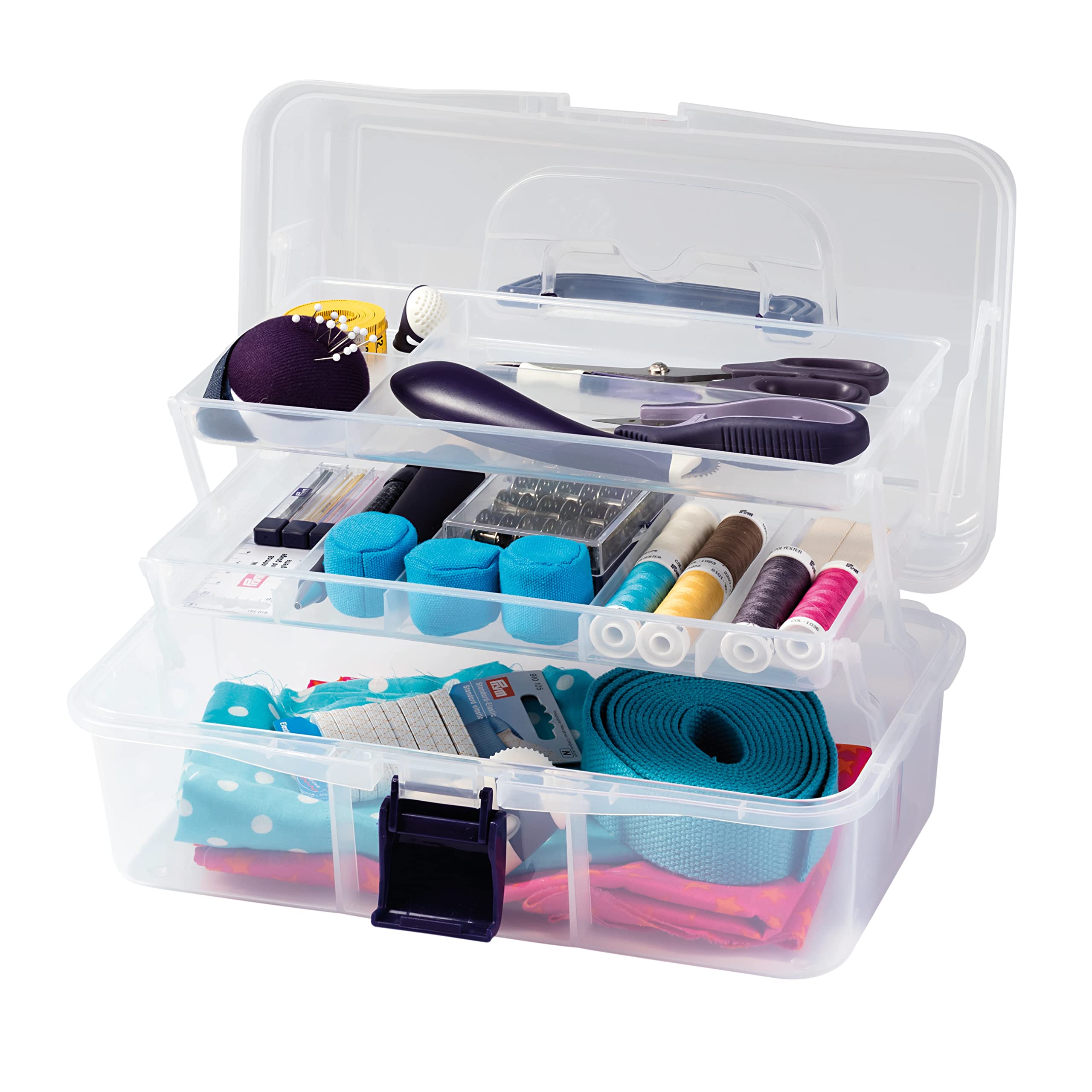 prym-n-hbox-transparent-33-x-20-x-15-cm-aufbewahrungsbox-mit-griff image 2
