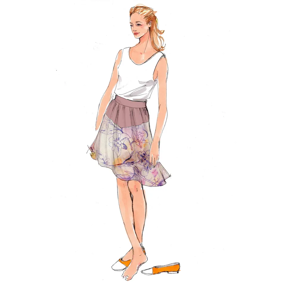 schnittmuster-berlin-zipfelrock-grace-damen-34-50 image 1