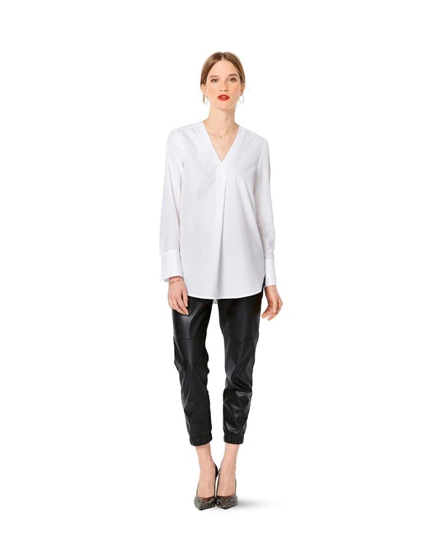 burda-style-schnittmuster-6278-damen-bluse-langarm-mit-v-ausschnitt-gr-36-46 image 6