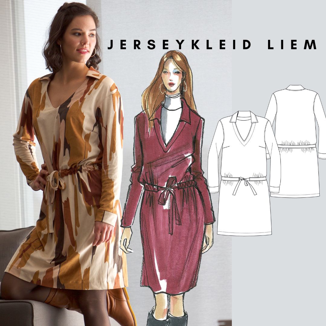 schnittmuster-berlin-liem-jerseykleid-damen-mit-tunnelzug image 7
