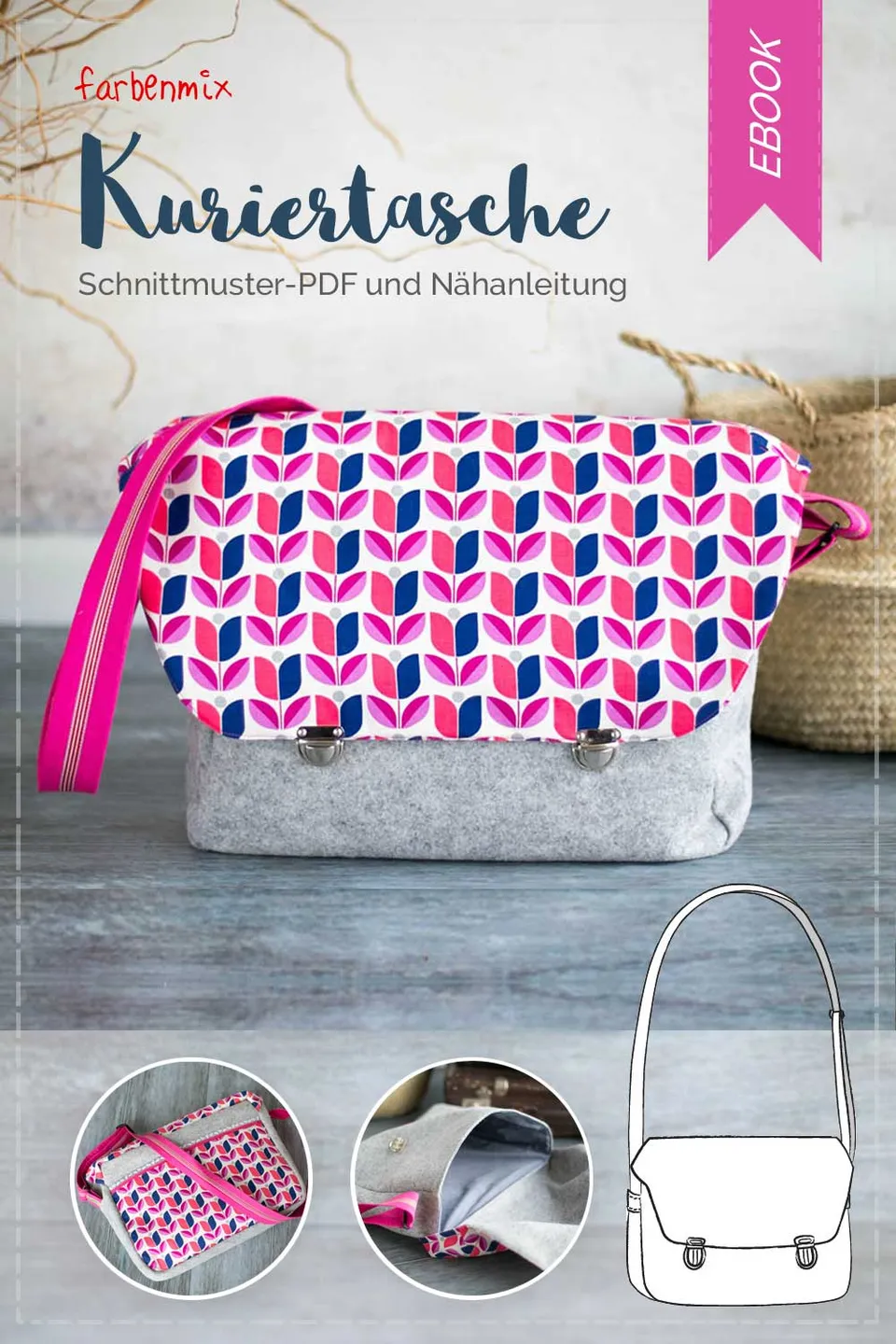 farbenmix-kuriertasche-ebook-schnittmuster-f-r-umh-ngetasche-messengerbag image 1