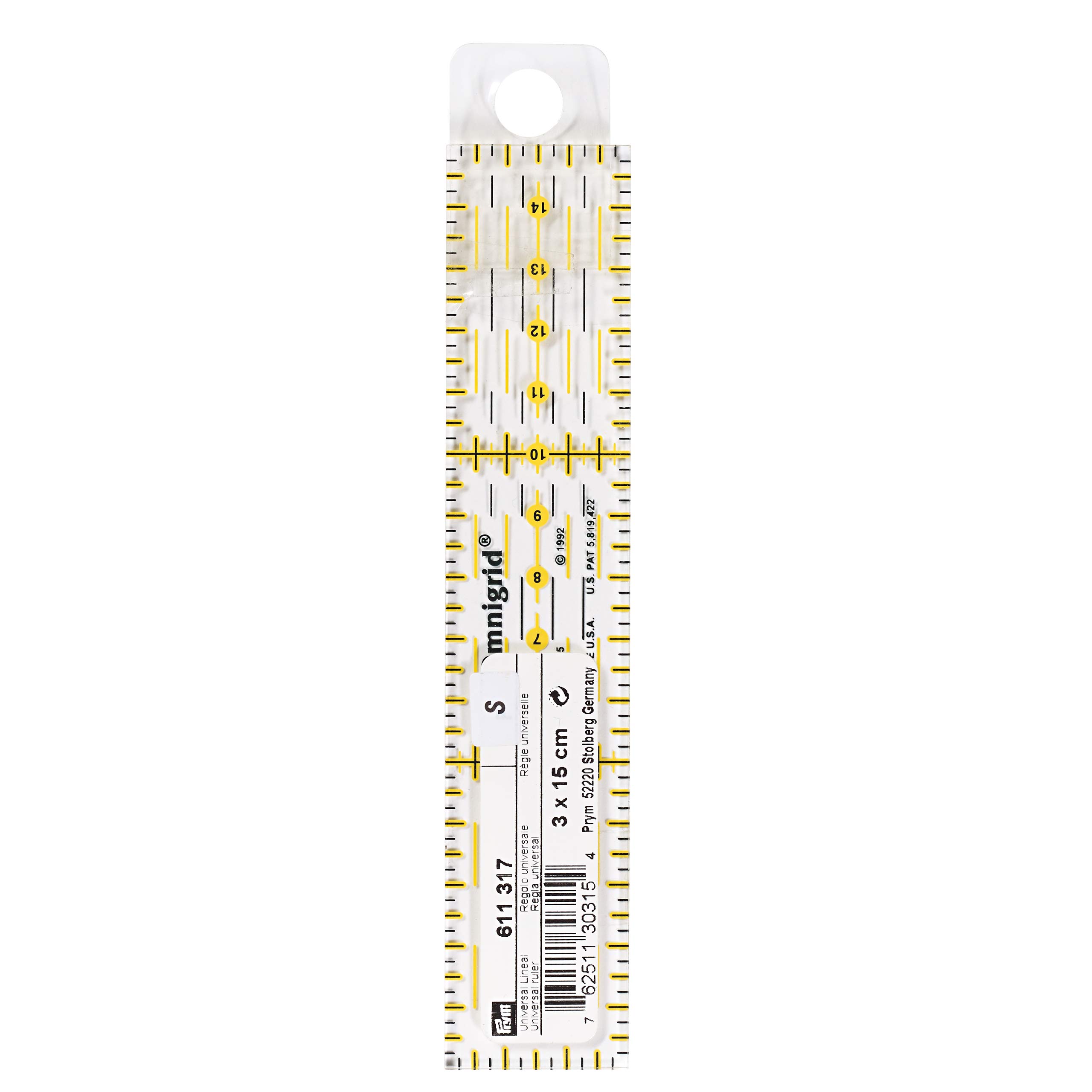 prym-611317-omnigrid-universal-lineal-3-x-15-cm-transparent image 3