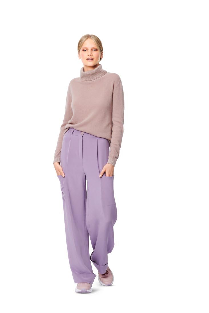 burda-style-6079-schnittmuster-bundfaltenhosenvariationen-damen-gr-34-44 image 2