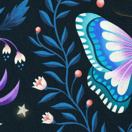 albstoffe-midnight-luna-moth-canvas-bio-canvas-meterware image 4