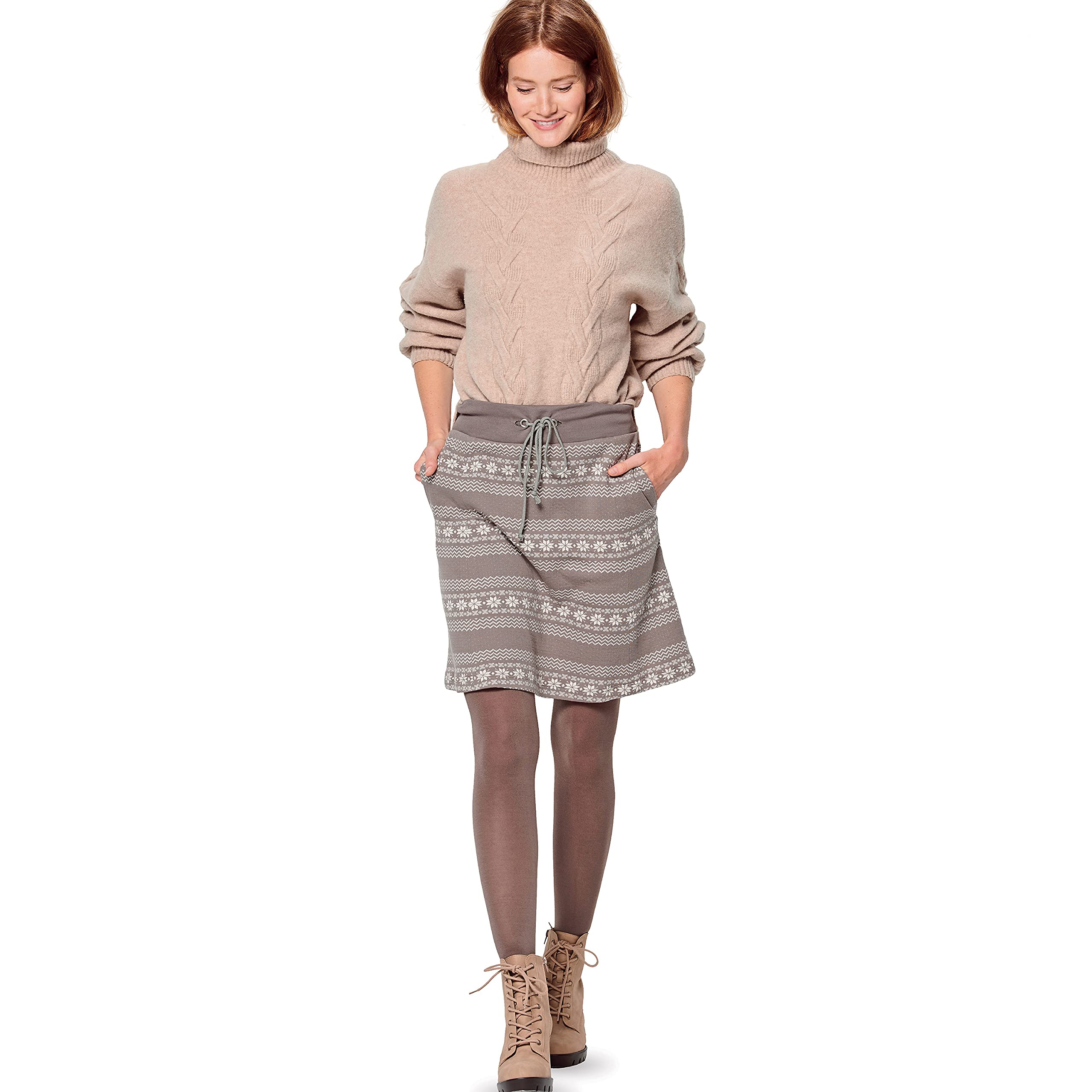 burda-style-6154-schnittmuster-damen-r-cke-lang-und-kurz-gr-34-44 image 7
